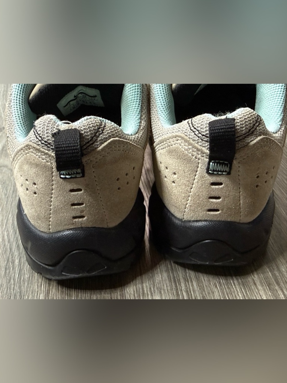 Nike ACG SALBOLIER Suede Hiking Shoes Gray/Sky Blue 380587-007 Women 7 Outdoors - Picture 12 of 15